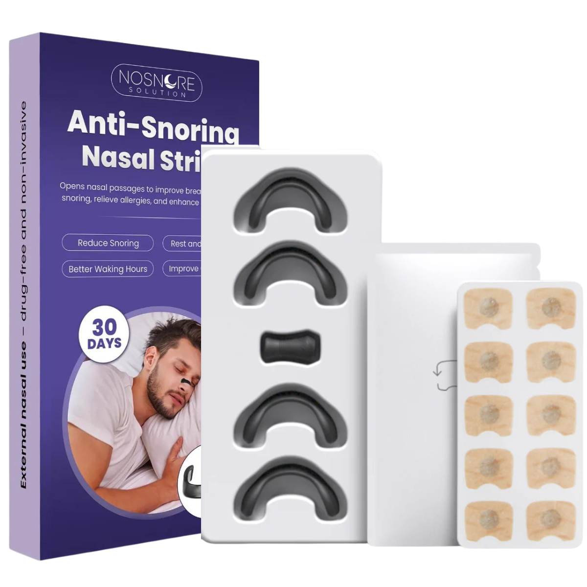 NoSnore Magnetic Nasal Band