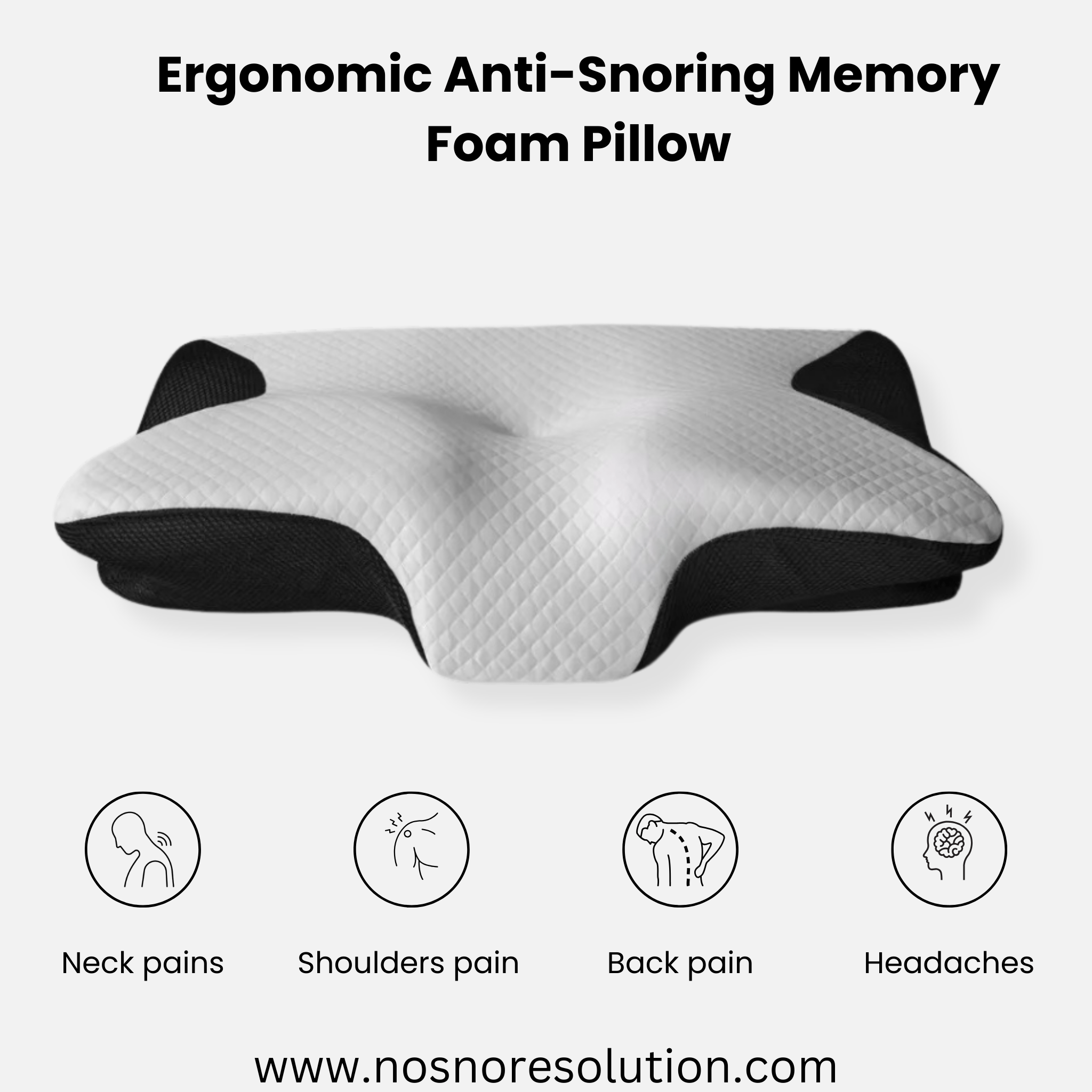 Memory Foam Sleep Support Pillow