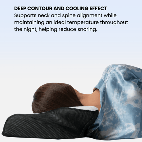 Memory Foam Sleep Support Pillow - NoSnoreSolution